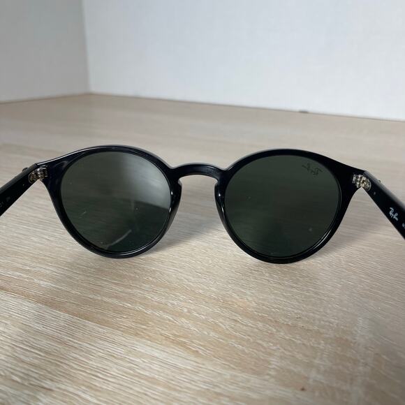 Ray-Ban RB2180 601/71 Sunglasses Round Black READ FRAMES ONLY 49-21 Italy - Picture 6 of 11